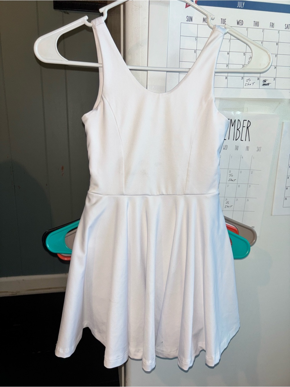 SHEIN White Girls' Casual Skater Dress